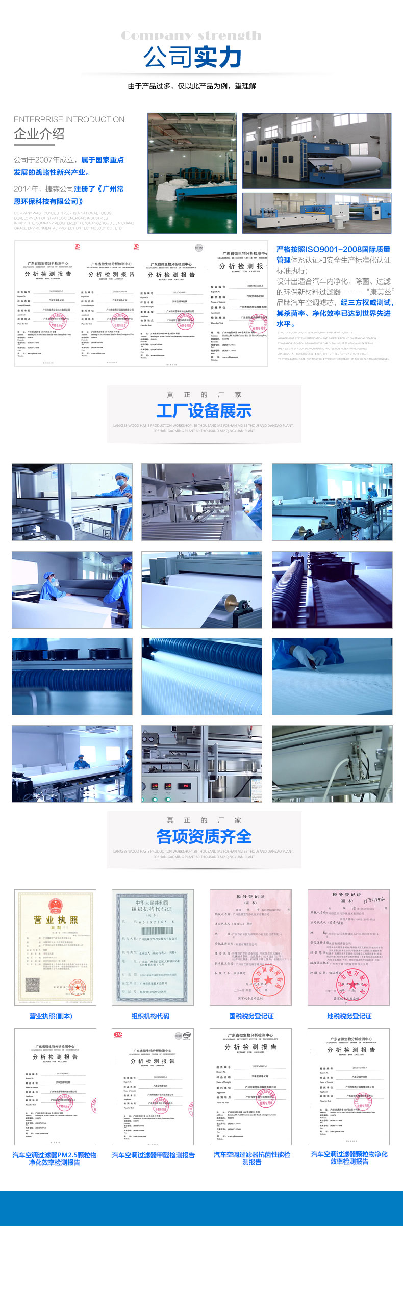 活性炭紙框過濾器